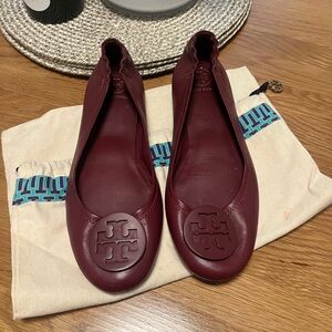Tory Burch Reva Leather Flats
